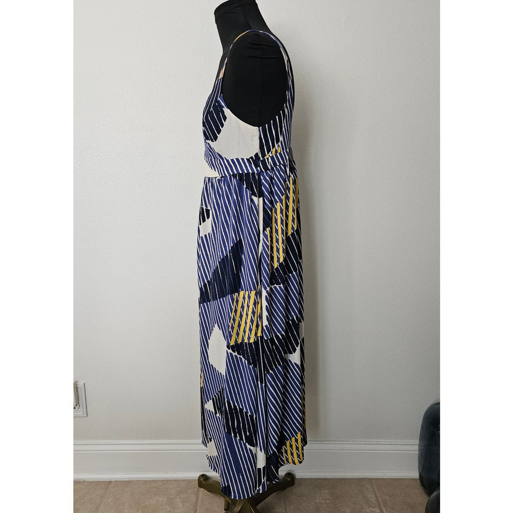 EUC *BANANA REPUBLIC* Women's Casual Empire-Waist Midi Chiffon Summer Dress 2 - Picture 6 of 14